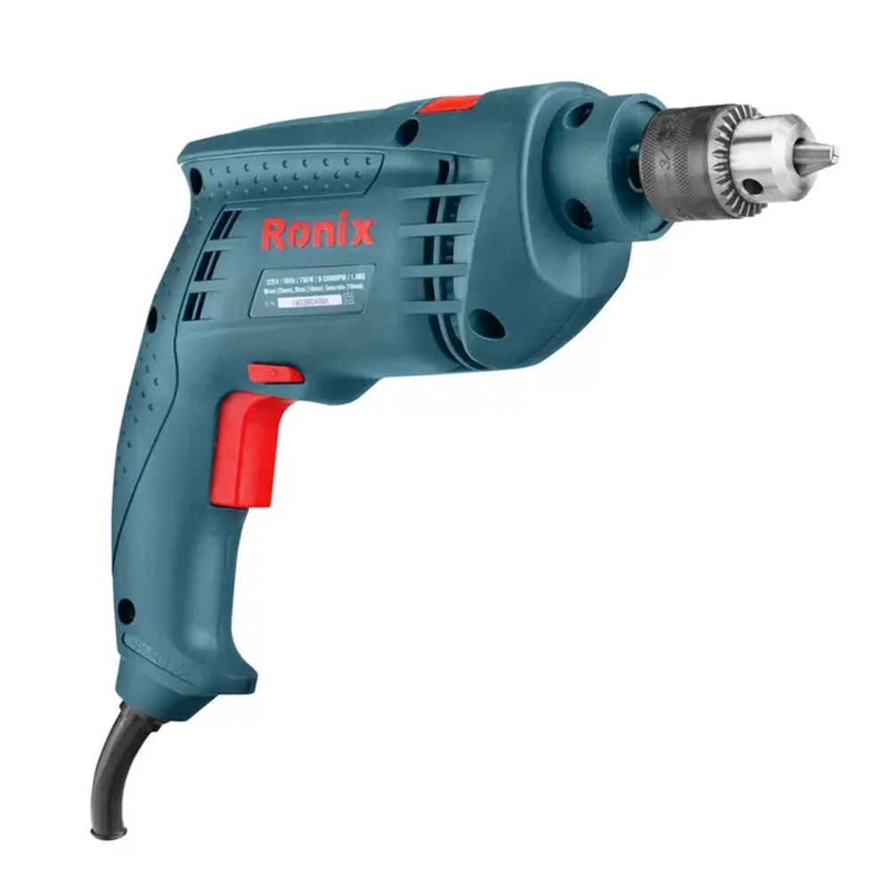 دریل چکشی 10 میلی متر 750 وات آچاری رونیکس مدل 2120 دریل چکشی 10 میلی متر 750 وات آچاری رونیکس مدل 2120